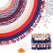7200pcs Clay Beads Bracelet Making Kit, 6mm Polymer Heishi Beads for Jewelry Making, Friendship Bracelet Kit Birthday Gift for Adults Red Blue White